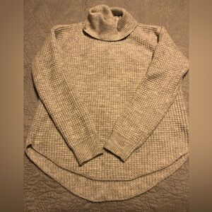 Kuhl Heathered Cream Cowl Neck Sweater